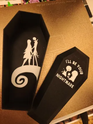 Joyero ataúd 3D Pesadilla antes de Navidad