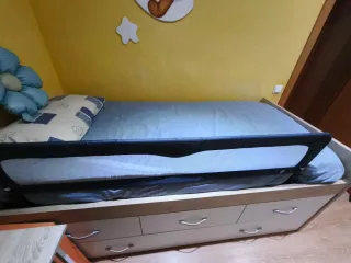 Cama nido juvenil  con 3 cajones + cama supletoria