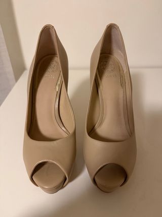 Zapatos Guess Tacón Beige Talla 37 un solo uso