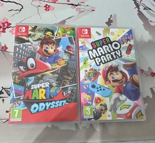 Super Mario Odyssey y Super Mario Party Switch