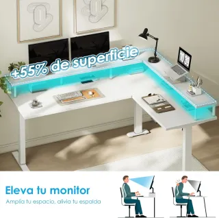 Escritorio Eléctrico Regulable 150x120