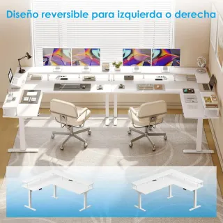 Escritorio Eléctrico Regulable 150x120