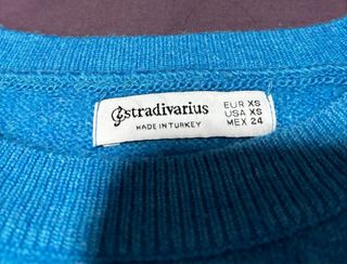 Jersey Stradivarius Azul Talla XS