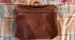 Portadocumenti / Valigetta in pelle marrone