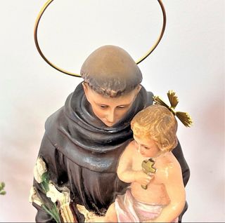 Figura Antigua San Antonio de Padua Olot