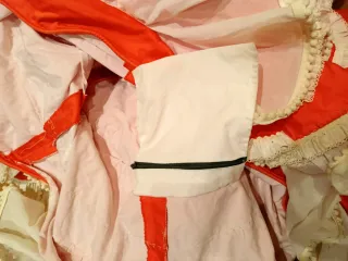 Vestido Flamenca Coral Volantes