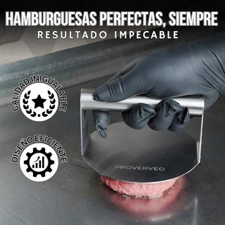 Nuevo:Prensa Hamburguesa OVERVEO Acero Inox