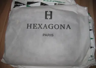 Maletín piel Hexagona negro Nuevo