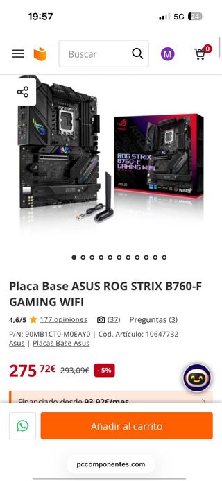 PC Gaming Valorado en 2200Euros hoy dia