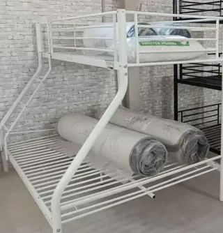 Litera metálica blanca matrimonio nueva