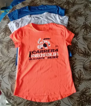 Lote 3 Camisetas Running Talla S Nuevas