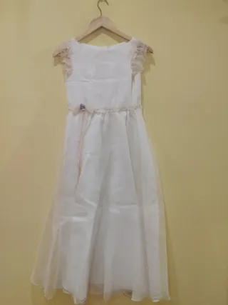 Vestido de comunión crema
