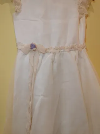 Vestido de comunión crema