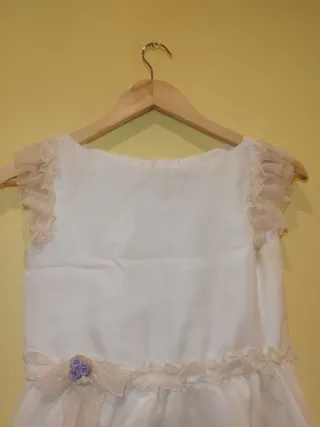 Vestido de comunión crema
