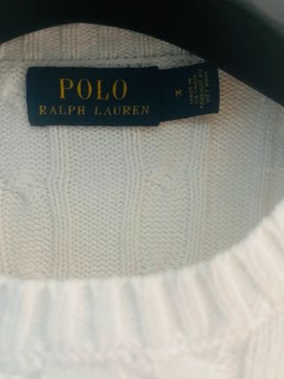 Jersey Polo Ralph Lauren Blanco Mujer
