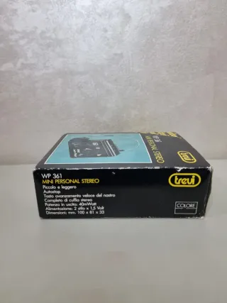 Lettore Cassette Trevi WP 361 Mini Stereo