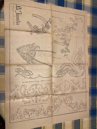 Patrónes de bordar- Revista LA FAMILIA