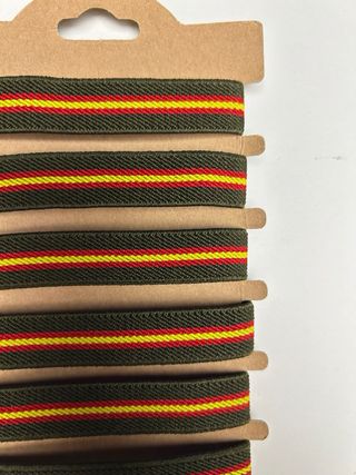 Lote 12 Pulseras España Verde Militar