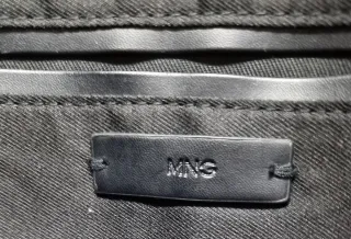 Bolso Shopper Tartán Bordado Flores