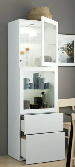 Vitrina Ikea Besta Blanca