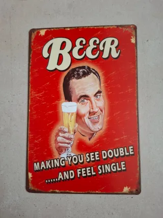 Cartel Vintage Cerveza Beer