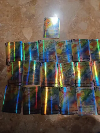 Cartas Pokémon Brillantes Rainbow Rare