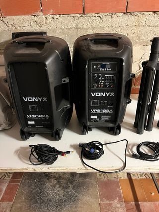 Pack 2 Altavoces Vonyx VPS122A Autoamplificados