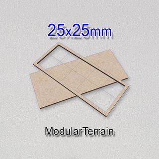 Bandejas para bases cuadradas de 25 mm Warhammer