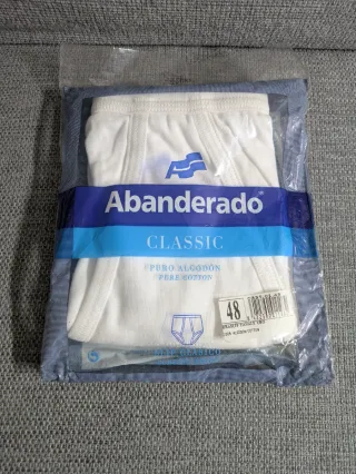 Slip Abanderado Talla 48 Sin Estrenar 100 % algodó