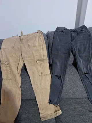 24 Pantalones Stradivarius Talla 36/34