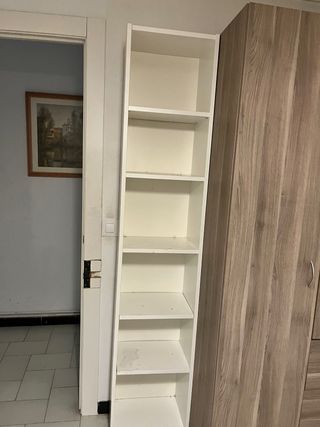 Estantería blanca de madera Recoger domicilio