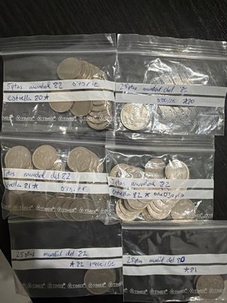 305 Monedas de 5 Ptas
