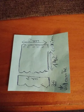 Cortina de cocina rosa y blanca