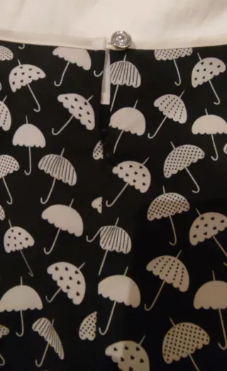 Vestido estampado paraguas