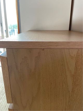 Cómoda Malm 4 cajones madera clara