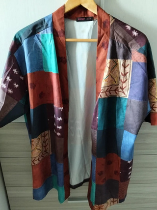 Sobrecamisa Patchwork Romwe Talla Única