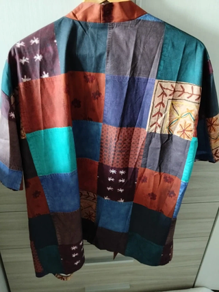 Sobrecamisa Patchwork Romwe Talla Única