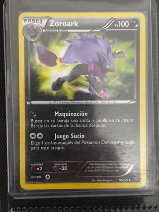 Carta Pokémon Zoroark Fase 1 PV 100