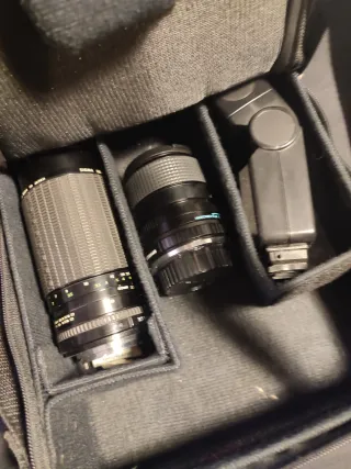 Cámara Analógica Minolta X-700 + 2 Lentes + Funda