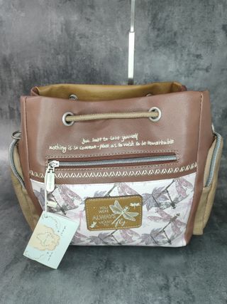 Bolso bandolera mediana Sweet Candy marron