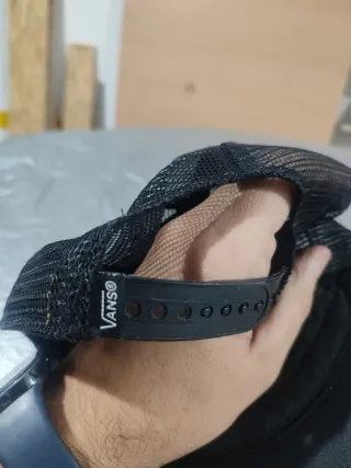 Gorra Vans Negra Trucker