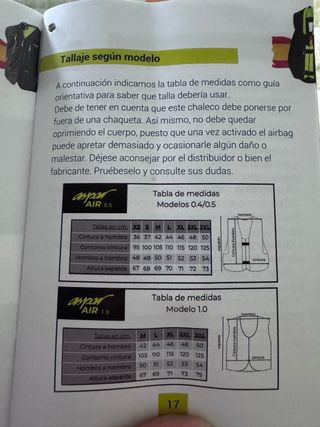 Chaleco Airbag Moto Negro/Verde
