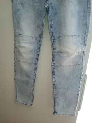 Pantalón vaquero hombre elástico azul