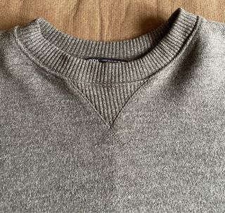 Jersey Zara Algodón Poliéster Gris Talla S