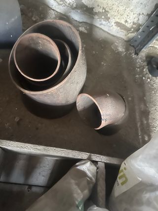 Bridas, codos y cuellos de hierro (6 y más)