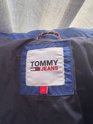 Plumas Tommy Jeans Hombre Azul/Negro