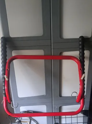 Soporte Pared Bicicletas Rojo