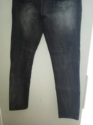 Pantalón vaquero elástico hombre XXL