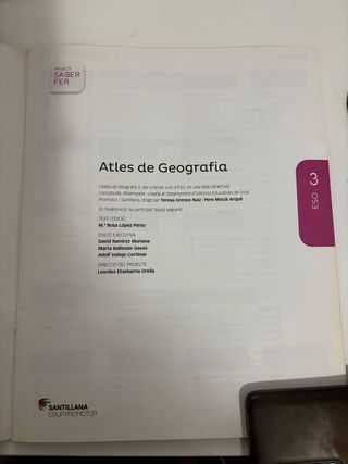 Atles de Geografia - 3 ESO