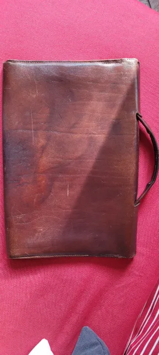 Borsa porta documenti in pelle